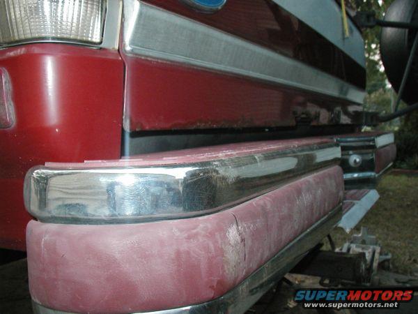 mock up with bracket flipped.  bumpers just sitting on the bracket.