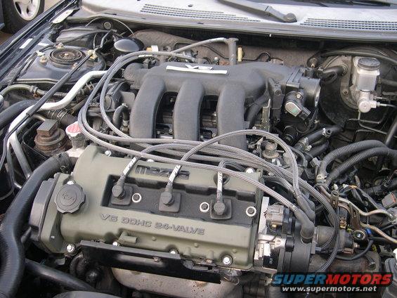 Mazda V6 DOHC 24-Valve engine bay