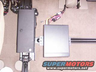 DVD player installed under the 60 portion of the middle seat.  