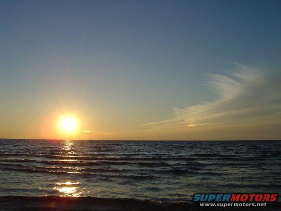 Sunset on Lake MI