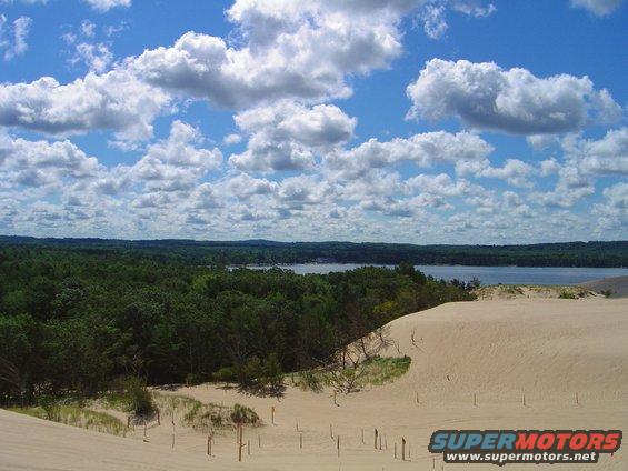 Looking at Silver Lake from top of last hill