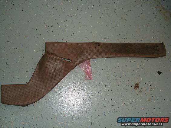 Complete piece of leather for a passenger side door panel, 92-96 style.