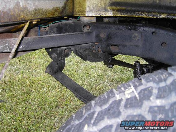 1977 Jeep Wagoneer front suspension and chassis detail