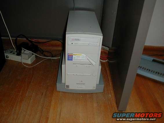 Packard Bell desktop computer tower with CD-ROM drive and floppy drive