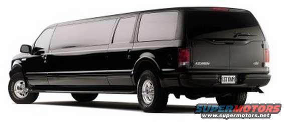 PV__011123__.jpg — Ford Excursion XLT limousine rear.