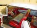 1960 Mercury Colony Park - Interior view of a 1960 Mercury Colony Park wagon, red vinyl seats and silver accents on the door panels.