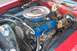 1973 Ford Ranchero - The engine bay of a 1973 Ford Ranchero, blue valve covers and a chrome air cleaner assembly.