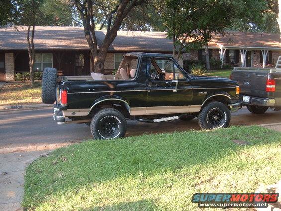 Topless behind my dads truck