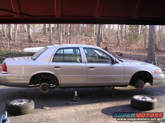 Tire rotation time.
