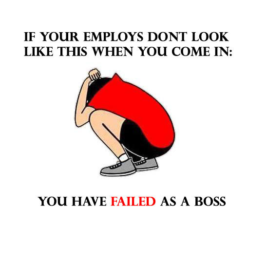 Illustration of a person in a red shirt and black shorts, crouching with head down, wearing sneakers