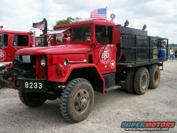 Deuce and a half turned into Fire Truck