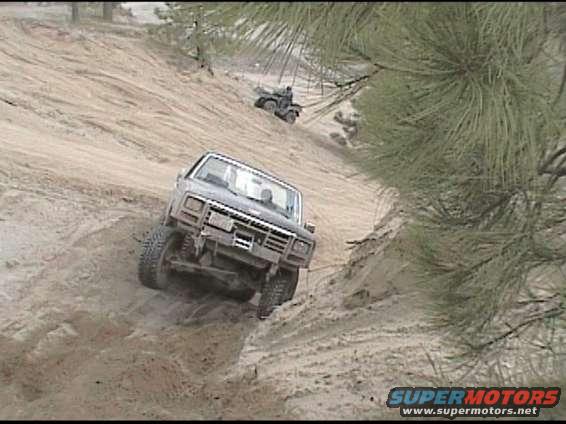 Even though it doesn't look like it, my tire was about 2 feet off the ground!!!