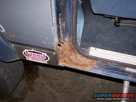 Rusty Door Jamb