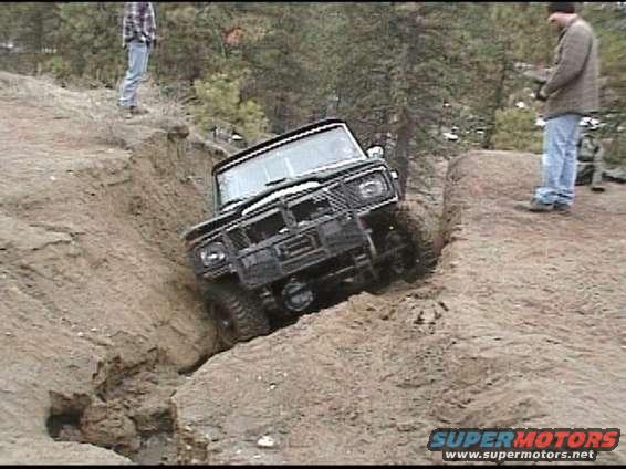 Last week bill blew his driver side axle. This week he blew the same one on the same hill!!