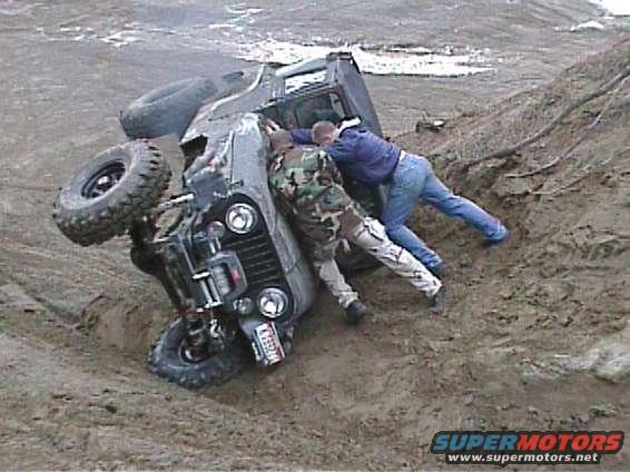Randy rolled his jeep.