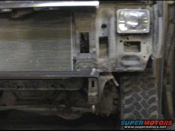1/4" plate bent over frame rails