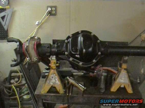 Gears in and set up. Waiting to return the wrong size axle u-joints.