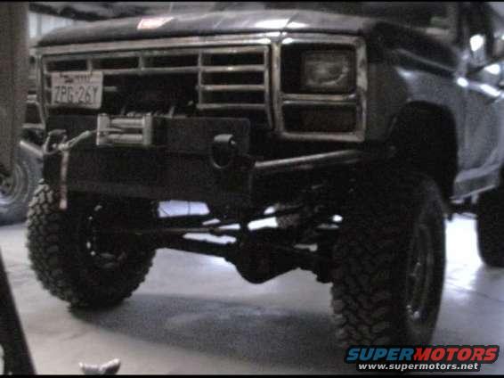 The axle is installed. Just need to adjust the track arm so the axle will be centered under the bronco right.