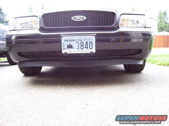 Chin Spoiler and screen
