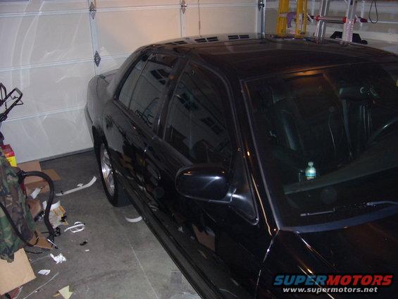 Taped off chrome