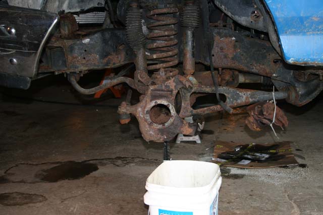 D44 Axles removed
