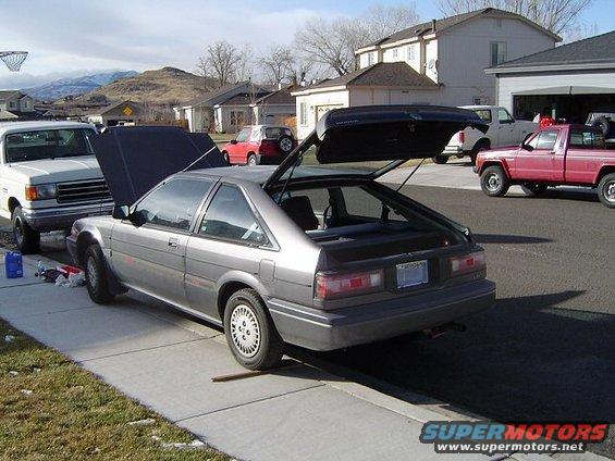 jacked3.jpg The jackstands weren't that great so only one was usable. We drove the other side up the curb!