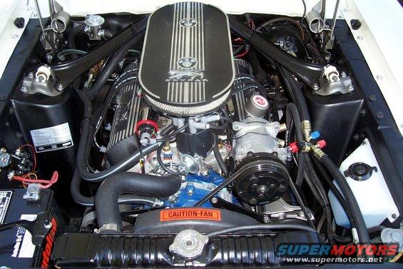 The engine installed and running.