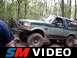 Bronco going thru a rock garden