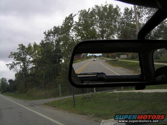 rearveiw shot