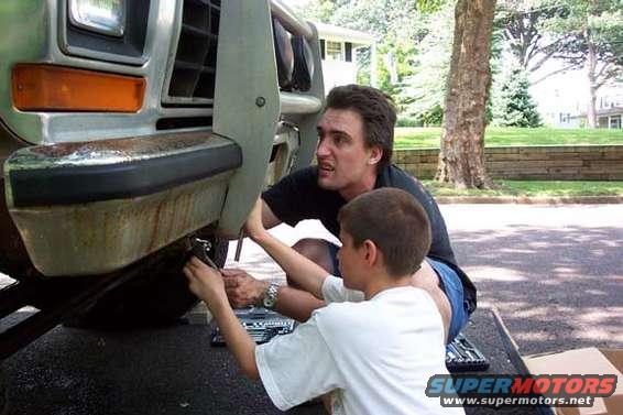 We make the funniest faces working on our trucks, don't we?