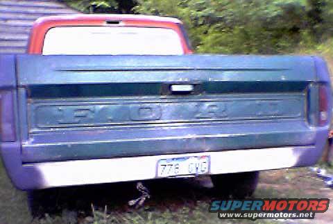 Rear view of a pickup truck with a license plate reading 778 CVG
