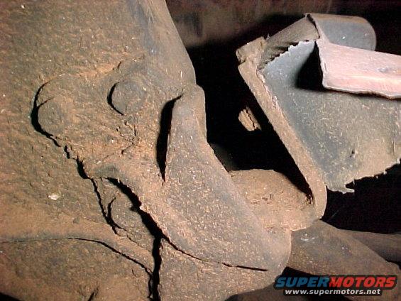 Close-up of rusty suspension parts, possibly from a car's undercarriage
