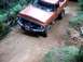 1976 Ford F-100 - Here is a narrow passage. I was told that only 3" of my right side tires where still on the ground.