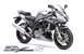 2006 Suzuki SV1000S - Silver Suzuki SV1000S motorcycle shown from a 3/4 front angle against a white background.