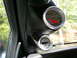 2003 Mercury Marauder - Aftermarket gauges are installed in the vehicle's interior, including a transmission temperature gauge and a digital display.