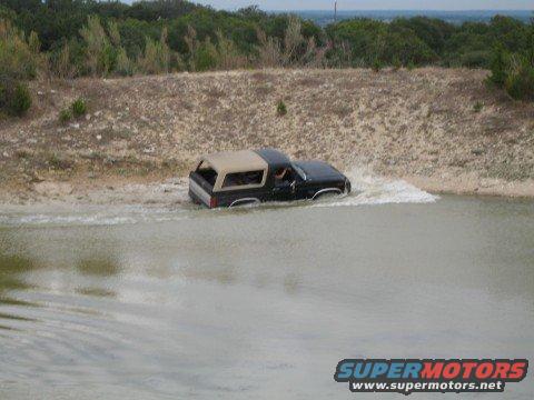 water just went over hood and got in the carb