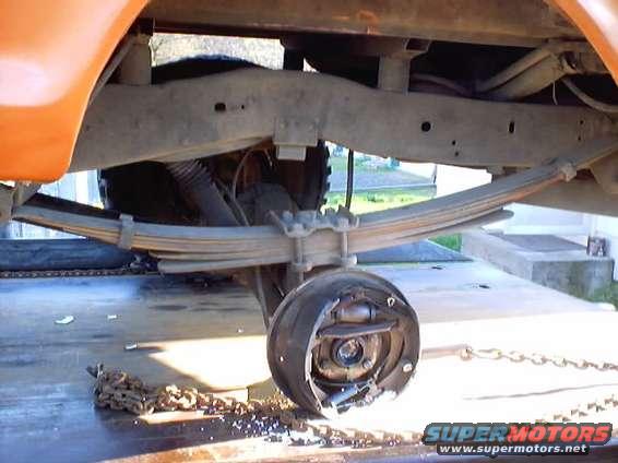broken 9" axle