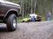 1976 Ford F-100 - Pulling it into position.