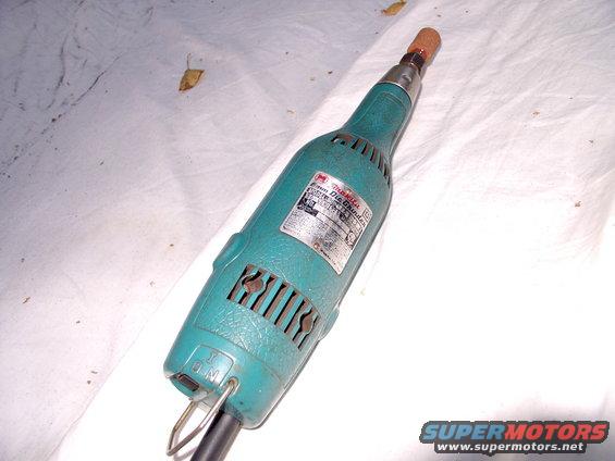 My trusty die grinder comes in handy on all sorts of jobs, even bodywork.