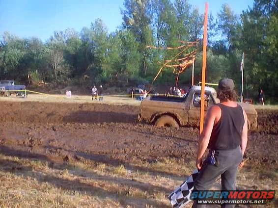 1976 Ford F-100 stuck in mud