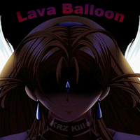 Anime character with "Lava Balloon" text above