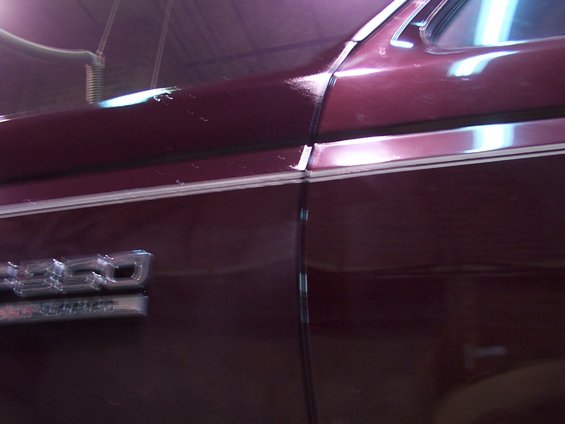 1988 Ford C-350 (Centurion Conversions) side panel with C-350 emblem