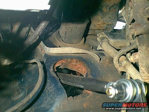 clutch3.jpg Not the cleanest hole but it will work for now.