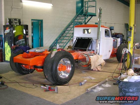 Diamond T truck with a 12 valve cummins.
