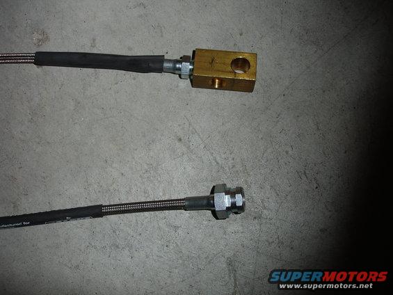 extended rear brake line
