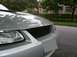 2000 Ford Mustang - Front view of a silver 2000 Ford Mustang with a custom grille.