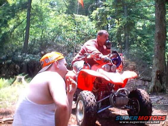 You get to meet some neat people on the trails.  That's xx_bill and some guy on the quad.