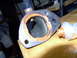 1990 Lincoln Town Car - Lay a bit of sealant on the inside of the now cleaned T-stat housing locating indent. I use Permatex Ultra-Copper on everything under the h…