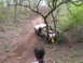hit 2 trees hard after breaking front left outer shaft and rear ring and pinion