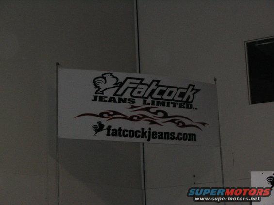 Banner with Fatcock Jeans Limited logo and fatcockjeans.com website